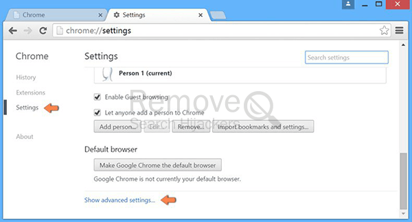 Remove terra.im from Chrome