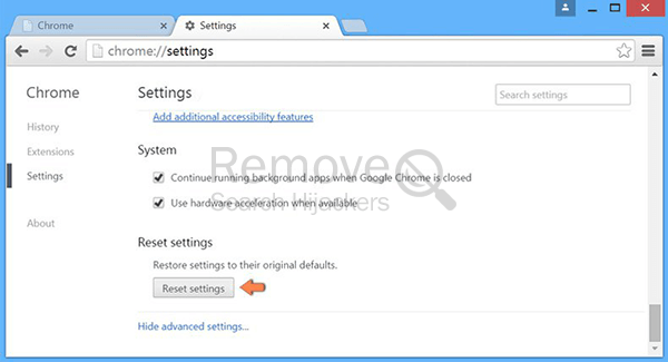 Remove from Chrome