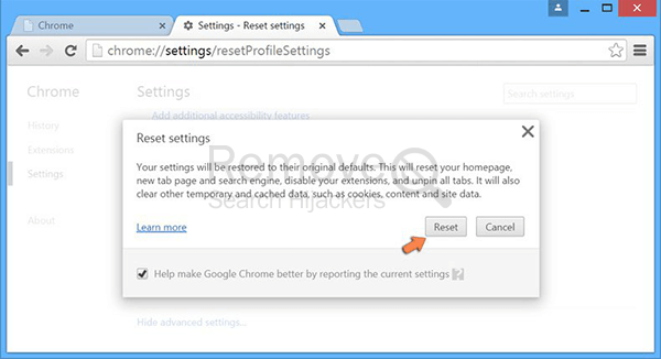 Remove terra.im from Chrome