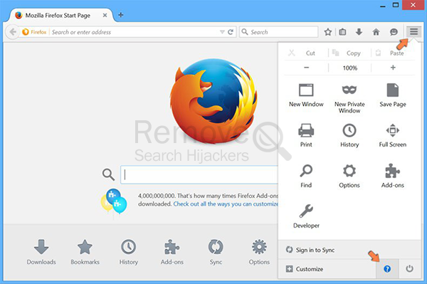 Remove terra.im from Firefox